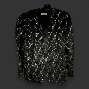 Vintage Katherine Lindsay Matthew Sequin Jacket Coat